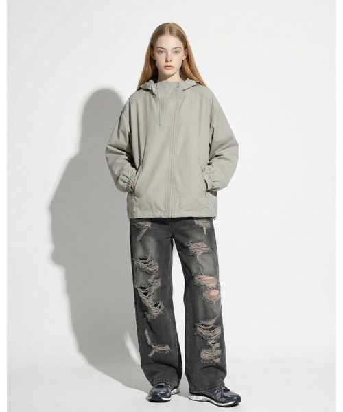 APOSTROPHE COMMA(アポストロフィコンマ)の「ホリゾンディスウォッシングワイドデニムパンツ_ウォッシュドブラック(デニムパンツ・メンズ・その他・SMALL/MEDIUM/LARGE)」の3枚目の写真