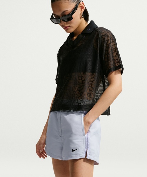 NIKE(ナイキ)の「NIKE AS WMNS NK ELEVATED STREET 2 SHORT / ナイキ ウィメンズ エレベイテッド ストリート 2 ショートパンツ【SP】(その他パンツ・レディース・ネイビー/ライトブルー・S/M/L)」の11枚目の写真