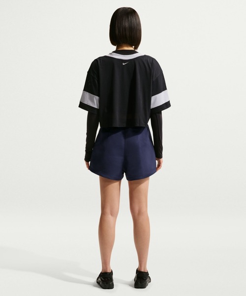 NIKE(ナイキ)の「NIKE AS WMNS NK ELEVATED STREET 2 SHORT / ナイキ ウィメンズ エレベイテッド ストリート 2 ショートパンツ【SP】(その他パンツ・レディース・ネイビー/ライトブルー・S/M/L)」の9枚目の写真