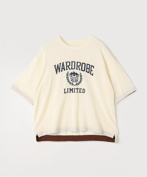 COMME CA Wardrobe(コムサワードローブ)の「14G強撚綿 ジャカードニットプルオーバー(ニット/セーター・レディース・オフホワイト/ネイビー・FREE)」の14枚目の写真