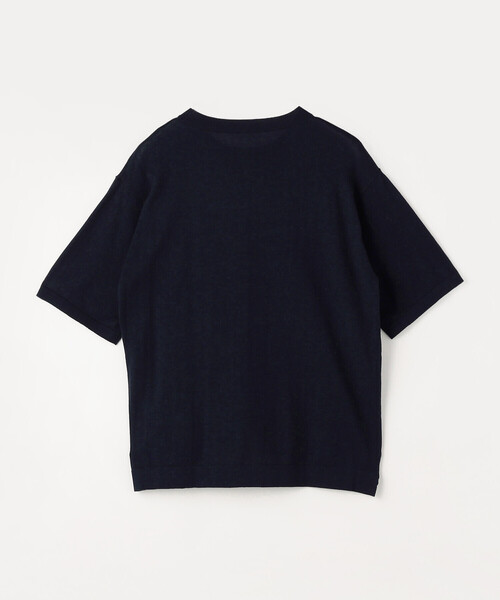 COMME CA Wardrobe(コムサワードローブ)の「14G強撚綿 ジャカードニットプルオーバー(ニット/セーター・レディース・オフホワイト/ネイビー・FREE)」の16枚目の写真