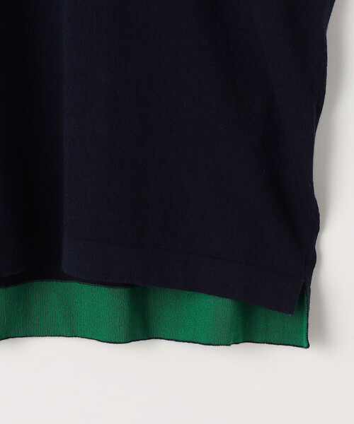 COMME CA Wardrobe(コムサワードローブ)の「14G強撚綿 ジャカードニットプルオーバー(ニット/セーター・レディース・オフホワイト/ネイビー・FREE)」の20枚目の写真