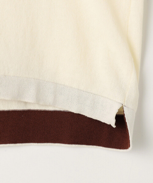 COMME CA Wardrobe(コムサワードローブ)の「14G強撚綿 ジャカードニットプルオーバー(ニット/セーター・レディース・オフホワイト/ネイビー・FREE)」の21枚目の写真