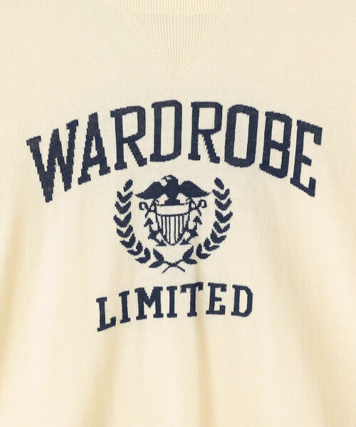 COMME CA Wardrobe(コムサワードローブ)の「14G強撚綿 ジャカードニットプルオーバー(ニット/セーター・レディース・オフホワイト/ネイビー・FREE)」の22枚目の写真