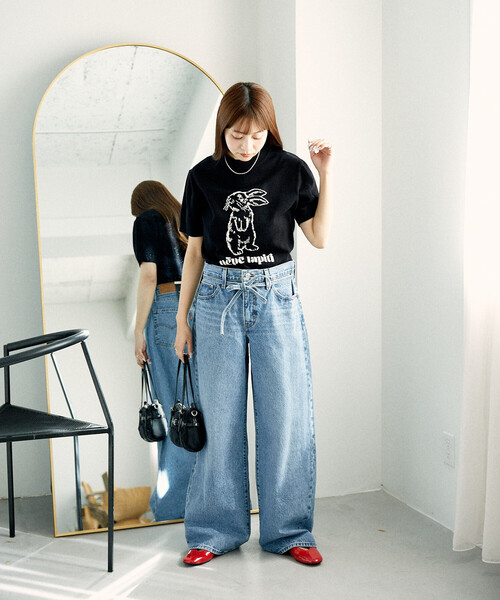 PUBLUX（パブリュクス）の「PUBLUX/パブリュクス ラビット サマーニット トップス　限定展開（ニット/セーター・レディース・ブラウン/ホワイト/ブラック/グレー・ﾌﾘ-）」の17枚目の写真