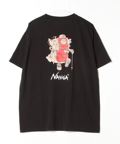NANGA（ナンガ）の「ナンガ NANGA NANGA Backpacker Tee（Tシャツ/カットソー・メンズ・ブラック/ベージュ/ホワイト・M/L/LL）」の5枚目の写真