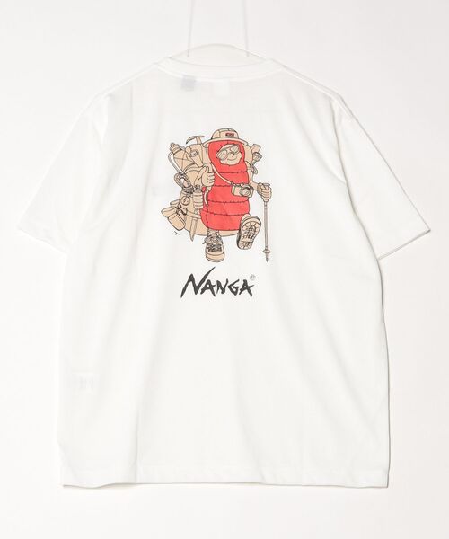 NANGA（ナンガ）の「ナンガ NANGA NANGA Backpacker Tee（Tシャツ/カットソー・メンズ・ブラック/ベージュ/ホワイト・M/L/LL）」の6枚目の写真