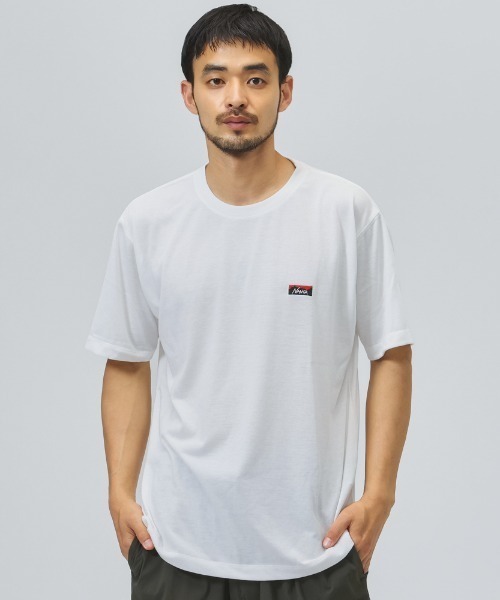 NANGA（ナンガ）の「【別注】ナンガ NANGA NANGA Backpacker Tee 限定コラボ（Tシャツ/カットソー・メンズ・ブラック/ベージュ/ホワイト・M/L/LL）」の19枚目の写真