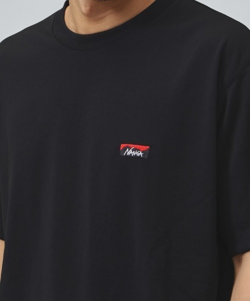 NANGA（ナンガ）の「【別注】ナンガ NANGA NANGA Backpacker Tee 限定コラボ（Tシャツ/カットソー・メンズ・ブラック/ベージュ/ホワイト・M/L/LL）」の6枚目の写真