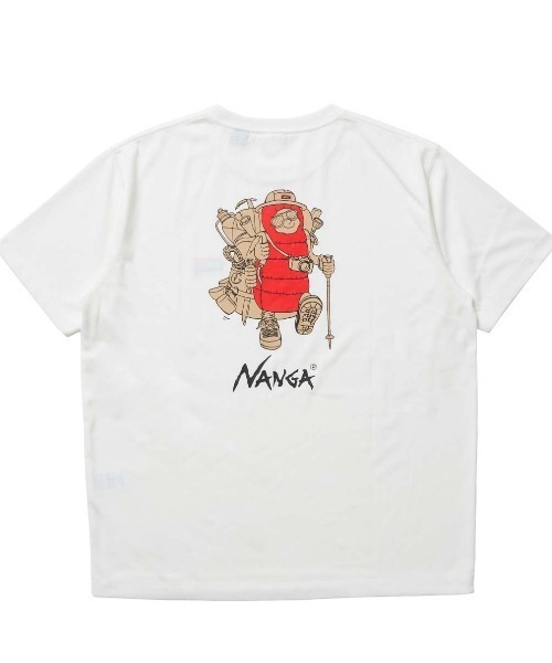 NANGA（ナンガ）の「【別注】ナンガ NANGA NANGA Backpacker Tee 限定コラボ（Tシャツ/カットソー・メンズ・ブラック/ベージュ/ホワイト・M/L/LL）」の13枚目の写真