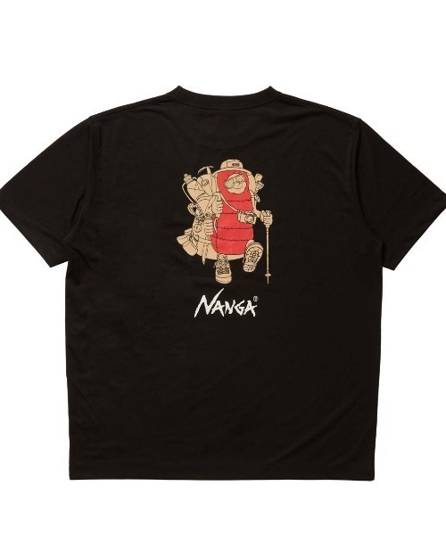 NANGA（ナンガ）の「【別注】ナンガ NANGA NANGA Backpacker Tee 限定コラボ（Tシャツ/カットソー・メンズ・ブラック/ベージュ/ホワイト・M/L/LL）」の15枚目の写真