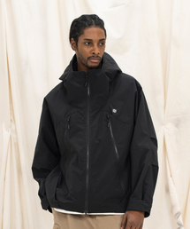 KALAPATTHAR（カラパタール）の「3Layer Hidden Pocket Hooded Jacket - BLACK（パーカー）」