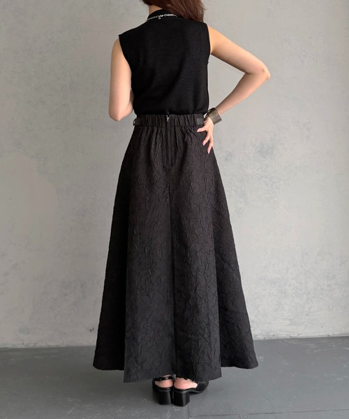 &g'aime（アンジェム）の「【&ｇ'aime 】ベーシックノースリニット　Basic Sleeveless Knit（ニット/セーター・レディース・アイボリー/ブラック系その他/ブラック・FREE）」の15枚目の写真