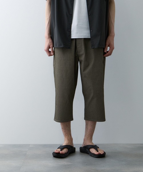 NAVY(ネイビー)の「【SARARI /サラリ】接触冷感 抗菌防臭 ドライ クールメッシュクロプトパンツ(その他パンツ・メンズ・ベージュ系/ネイビー系/杢グレー/カーキ系・M/S/XL/L)」の1枚目の写真