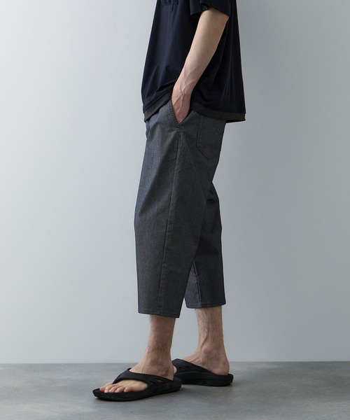 NAVY(ネイビー)の「【SARARI /サラリ】接触冷感 抗菌防臭 ドライ クールメッシュクロプトパンツ(その他パンツ・メンズ・ベージュ系/ネイビー系/杢グレー/カーキ系・M/S/XL/L)」の5枚目の写真