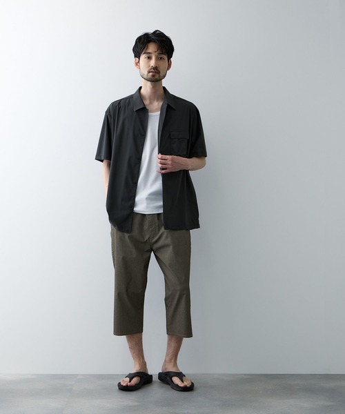 NAVY(ネイビー)の「【SARARI /サラリ】接触冷感 抗菌防臭 ドライ クールメッシュクロプトパンツ(その他パンツ・メンズ・ベージュ系/ネイビー系/杢グレー/カーキ系・M/S/XL/L)」の9枚目の写真