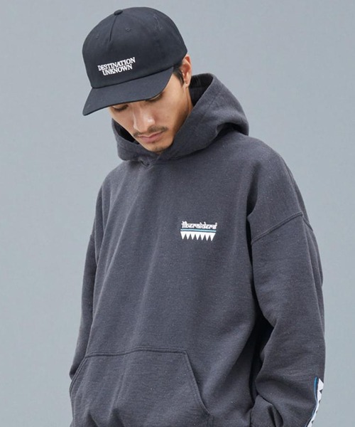 Liberaiders(リベレイダース)の「Liberaiders/リベレイダース TRIBAL EMBROIDERY HOODIE フロスト加工 ロゴ刺繍 プルオーバーパーカー ワイド 秋 秋服 2026年秋冬(パーカー・メンズ・ブラック・L)」の3枚目の写真