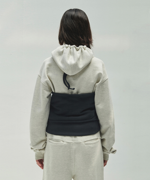 DIAGONAL(ダイアゴナル)の「HALTER NECK TUBE TOP (dark grey)(Tシャツ/カットソー・レディース・その他・FREE)」の3枚目の写真