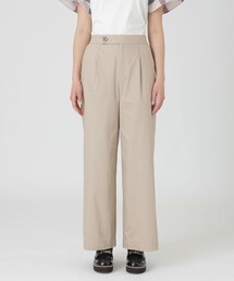 BLUE LABEL CRESTBRIDGE | ライトスラブシャンブレーワイドパンツ(その他パンツ)