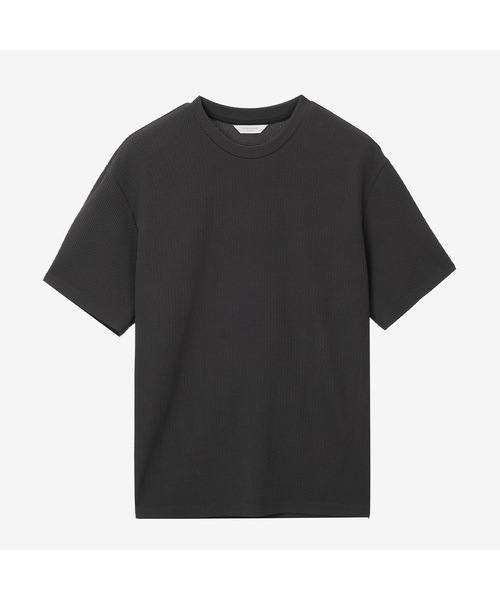 MINDBRIDGE(マインドブリッジ)の「リブTシャツ - 2カラー MYTS3124(Tシャツ/カットソー・メンズ・カーキ/チャコール・100/110/95/105)」の1枚目の写真
