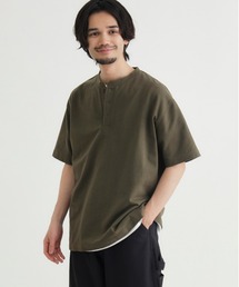 BACK NUMBER（バックナンバー）の「BACK NUMBER(バックナンバー)ヘンリーネックＴシャツ（Tシャツ/カットソー）」