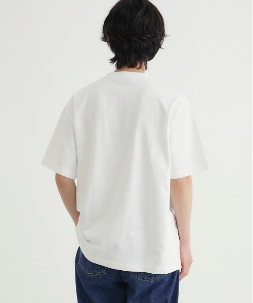 BACK NUMBER（バックナンバー）の「BACK NUMBER(バックナンバー)ヘンリーネックＴシャツ（Tシャツ/カットソー・メンズ・ホワイト/オリーブ/ブラック・S/M/L/XL）」の10枚目の写真