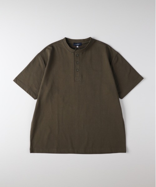 BACK NUMBER（バックナンバー）の「BACK NUMBER(バックナンバー)ヘンリーネックＴシャツ（Tシャツ/カットソー・メンズ・ホワイト/オリーブ/ブラック・S/M/L/XL）」の16枚目の写真