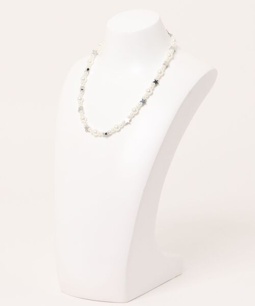IMARI（イマリ）の「【 IMARI / イマリ 】 パール スター 2連 ネックレス（ネックレス・レディース・ホワイト・FREE）」の3枚目の写真