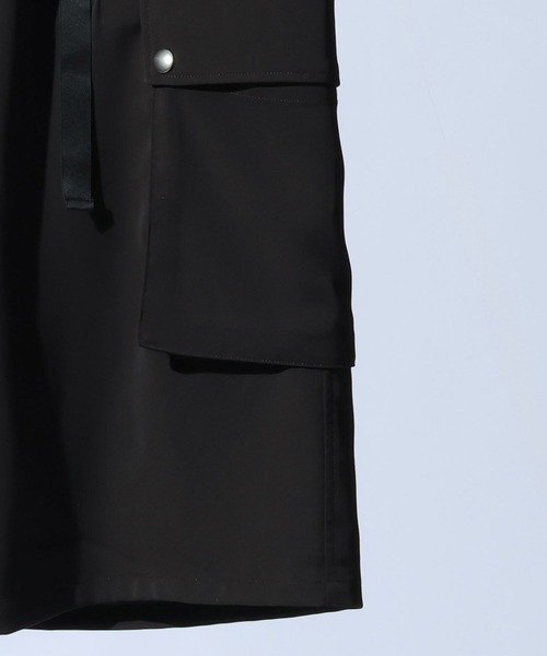 RAGEBLUE(レイジブルー)の「Design Cargo Wide Straight Pants / PEカーゴワイドストレートパンツ(カーゴパンツ・メンズ・ブラック/グレー・LARGE/MEDIUM)」の5枚目の写真