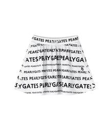 PEARLY GATES | 【PEARLY GATES】ランダムロゴボーダー柄 スムース風ミニカノコ(スカート)