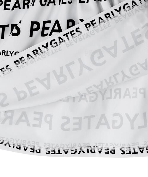 PEARLY GATES(パーリーゲイツ)の「【PEARLY GATES】ランダムロゴボーダー柄 スムース風ミニカノコ(スカート・レディース・ホワイト系その他・MEDIUM/SMALL/LARGE)」の13枚目の写真
