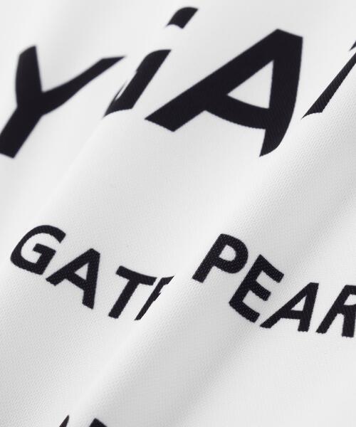PEARLY GATES(パーリーゲイツ)の「【PEARLY GATES】ランダムロゴボーダー柄 スムース風ミニカノコ(スカート・レディース・ホワイト系その他・MEDIUM/SMALL/LARGE)」の14枚目の写真