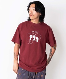 ワインレッド」に該当するメンズのTシャツ/カットソーファッション通販