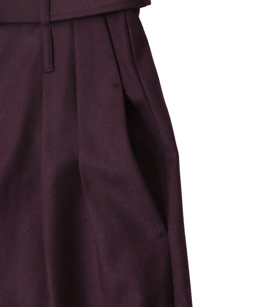 DRESSLAVE(ドレスレイブ)の「royal flannel half pants(ロイヤルフランネルハーフパンツ)(その他パンツ・レディース・ネイビー/プラム・38)」の14枚目の写真