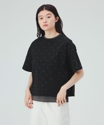 カラフル ラインストーン Tシャツ