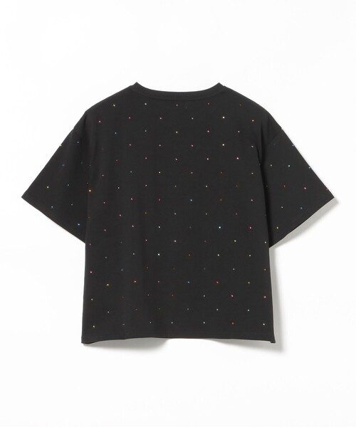 BEAMS HEART(ビームスハート)の「カラフル ラインストーン Tシャツ(Tシャツ/カットソー・レディース・オフホワイト/ブラック/ダークグリーン・FREE)」の16枚目の写真