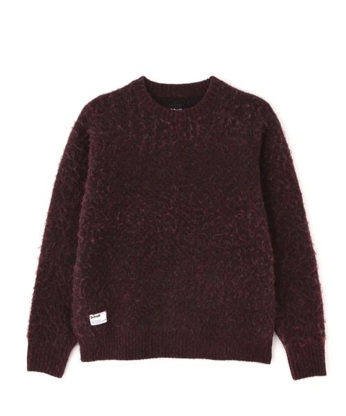 Schott(ショット)の「Schott/ショット/SHAGGY CREW KNIT/シャギー クルー ニット(ニット/セーター・メンズ・ワイン/グリーン/ネイビー・M/L/XL)」の16枚目の写真