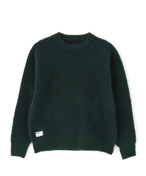 Schott(ショット)の「Schott/ショット/SHAGGY CREW KNIT/シャギー クルー ニット(ニット/セーター・メンズ・ワイン/グリーン/ネイビー・M/L/XL)」の12枚目の写真