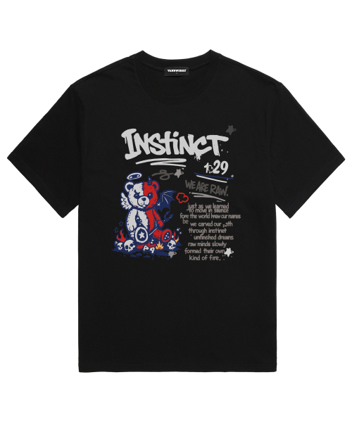 VANNWORKS(バンワークス)の「INSTINCT 半袖Tシャツ (VS0225) ブラック(Tシャツ/カットソー・メンズ・その他・SMALL/MEDIUM/LARGE/X-LARGE/XX-LARGE)」の1枚目の写真