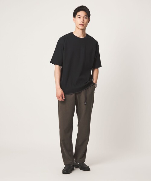 green label relaxing（グリーンレーベルリラクシング）の「ピケ フェイクレイヤード クルーネック 半袖 Ｔシャツ（Tシャツ/カットソー・メンズ・ブラック/ピンク/ホワイト・XL/S/M/L）」の11枚目の写真