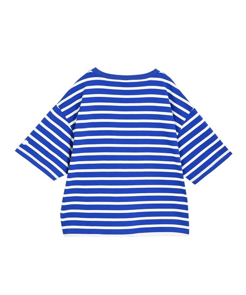 NEW BALANCE(ニューバランス)の「シューパッチストレイプドショートスリーブ(Tシャツ/カットソー・レディース・ロイヤルブルー・X-LARGE/LARGE/MEDIUM/SMALL)」の5枚目の写真