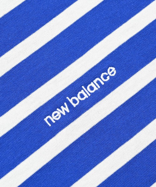 NEW BALANCE(ニューバランス)の「シューパッチストレイプドショートスリーブ(Tシャツ/カットソー・レディース・ロイヤルブルー・X-LARGE/LARGE/MEDIUM/SMALL)」の6枚目の写真