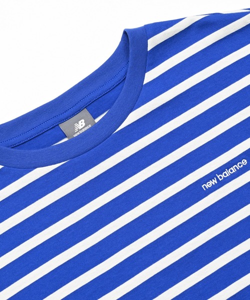 NEW BALANCE(ニューバランス)の「シューパッチストレイプドショートスリーブ(Tシャツ/カットソー・レディース・ロイヤルブルー・X-LARGE/LARGE/MEDIUM/SMALL)」の8枚目の写真