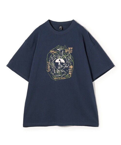 BRAIN DEAD(ブレインデット)の「BRAIN DEAD EARTH DEFENSE プリントTシャツ(Tシャツ/カットソー・メンズ・ブルー系その他2・L/M)」の1枚目の写真
