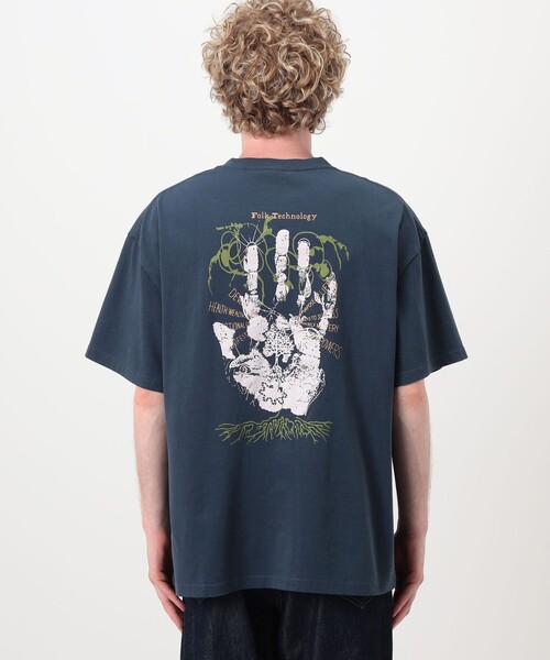 BRAIN DEAD(ブレインデット)の「BRAIN DEAD EARTH DEFENSE プリントTシャツ(Tシャツ/カットソー・メンズ・ブルー系その他2・L/M)」の5枚目の写真