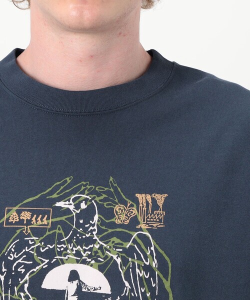 BRAIN DEAD(ブレインデット)の「BRAIN DEAD EARTH DEFENSE プリントTシャツ(Tシャツ/カットソー・メンズ・ブルー系その他2・L/M)」の6枚目の写真