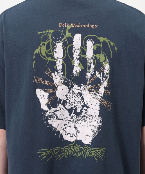 BRAIN DEAD(ブレインデット)の「BRAIN DEAD EARTH DEFENSE プリントTシャツ(Tシャツ/カットソー・メンズ・ブルー系その他2・L/M)」の8枚目の写真