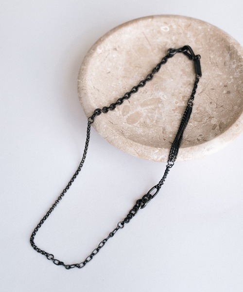 cii(シー)の「Variation Necklace / バリエーションネックレス(ネックレス・メンズ・シルバー系/ブラック/シルバー系その他/ゴールド系/シルバー/ゴールド系その他/ブラック系その他/ゴールド・FREE)」の2枚目の写真