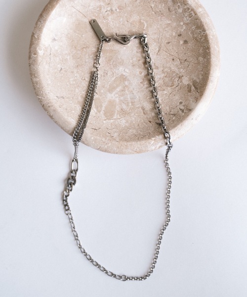 cii(シー)の「Variation Necklace / バリエーションネックレス(ネックレス・メンズ・シルバー系/ブラック/シルバー系その他/ゴールド系/シルバー/ゴールド系その他/ブラック系その他/ゴールド・FREE)」の4枚目の写真