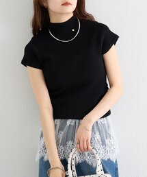 【4色展開】ハイネックフレンチリブニット